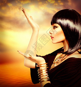 埃及风格女性背景图片