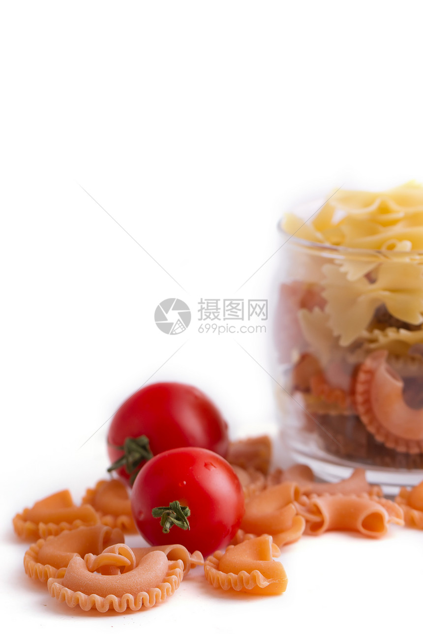 Raw 面食巢叶子小麦胡椒子厨房食物香料面条美食胡椒蔬菜图片