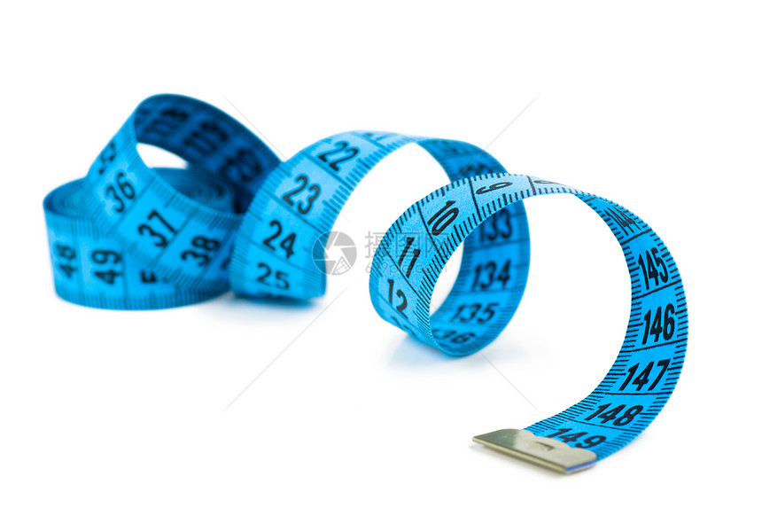测量磁带工具曲线漩涡重量卷尺腰部节食裁缝数字毫米图片