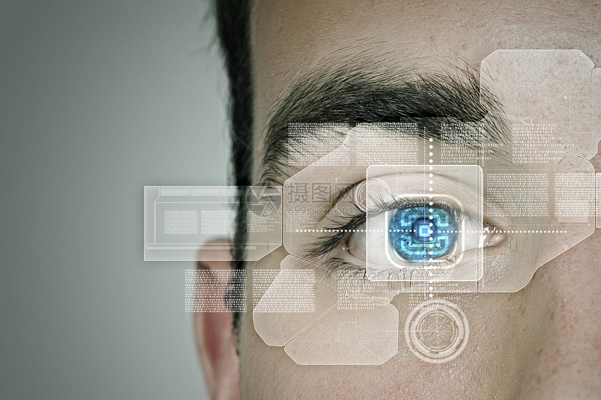 眼的识别鉴别代码控制安全技术数据激光电路鸢尾花机密图片