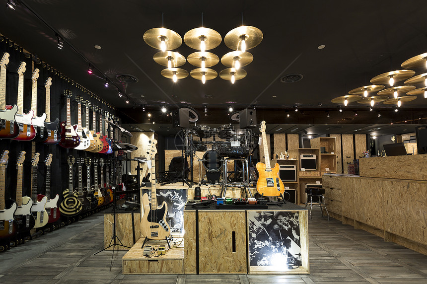 音乐乐乐器商店乐队记录吉他岩石零售蓝调店铺笔记歌曲旋律图片