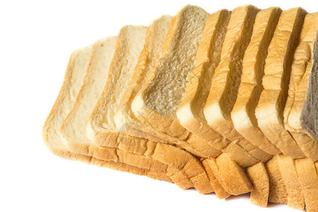 切片白面包健康饮食面包影棚饮食谷类产品谷物食物硬皮背景图片