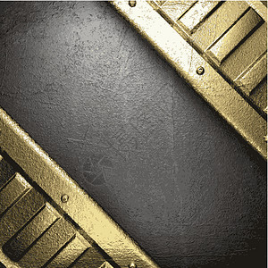 金银和银银背景装饰品反射边界插图金属装饰奢华框架金子抛光背景图片