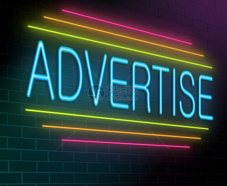 广告概念出版物民众营销指示牌公告市场商业宣传晋升插图图片