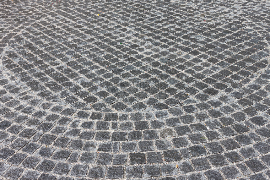 旧石块铺路街路路历史性石头网格花岗岩街道材料岩石正方形灰色地面图片