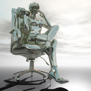 大班椅金属的超现实的高清图片