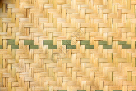 竹木图案乡村柳条稻草精神棕褐色篮子织物植物纤维手工背景图片