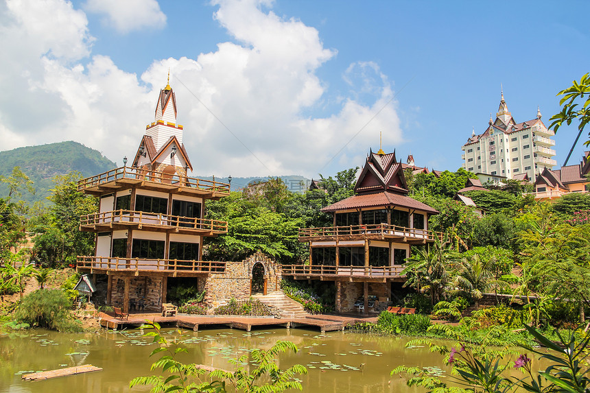 点视图冥想古董石头佛教徒寺庙精神艺术平衡旅行雕像图片