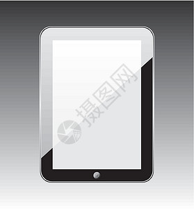 矢量概念平板 PS 无透明度效果 仅 EPS8工具展示白色软垫手机监视器屏幕笔记本触摸屏电脑背景图片