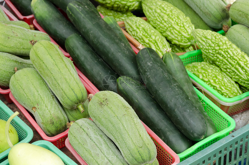 沃法市场热带洗涤器石板植物蔬菜食物卫生南瓜烹饪图片