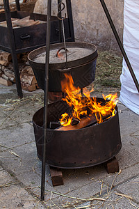 烹饪炉背景图片