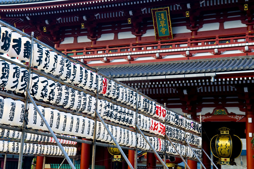 日本圣殿信仰寺庙神社灯笼宗教精神神道传统图片