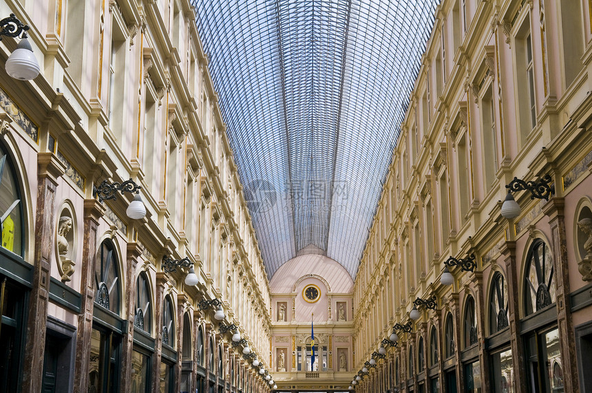布鲁塞尔的购物中心店铺中心购物建筑学玻璃图片