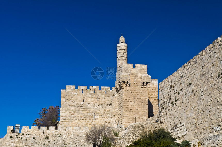 达维夫塔历史建筑圣经考古城市砖块国王图片