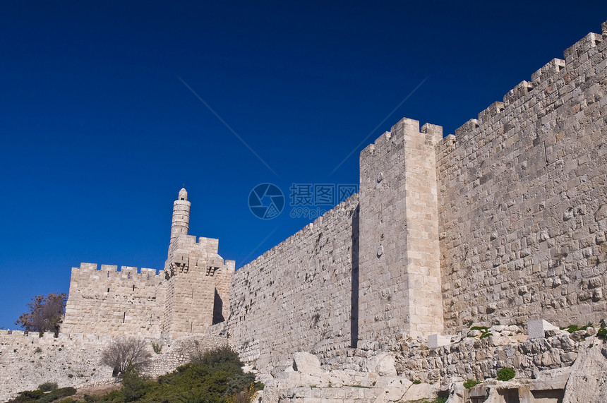 达维夫塔砖块圣经考古历史国王城市建筑图片