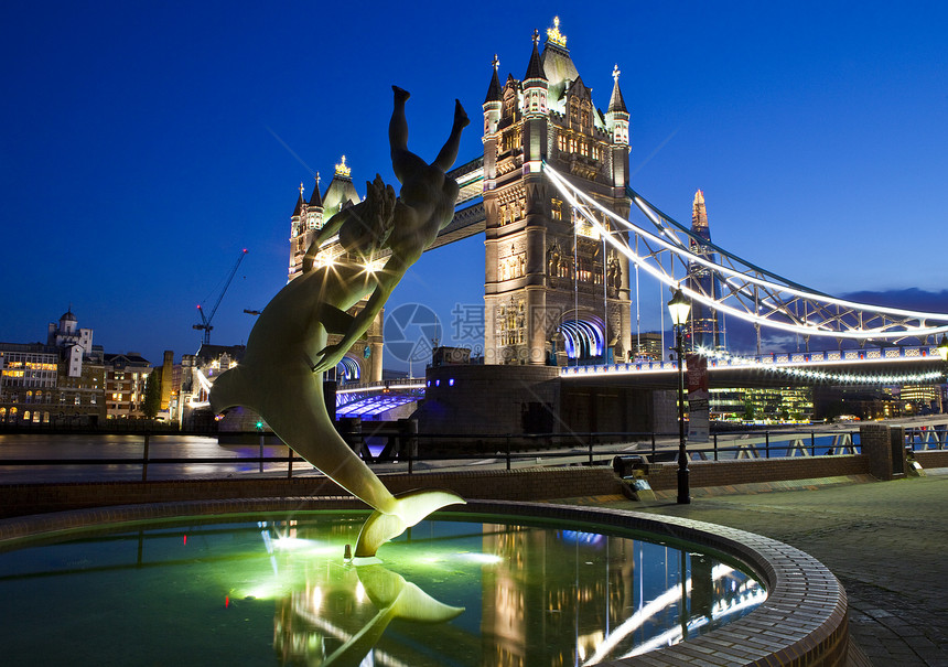 伦敦塔桥建筑学摩天大楼雕像女孩观光城市纪念碑碎片景点历史图片
