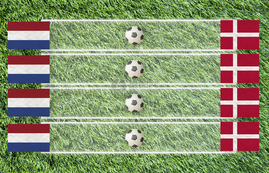 草背景上的可塑性足球旗帜得分B组竞赛游戏橡皮泥爱好六边形黏土玩具雕塑皮革照片图片
