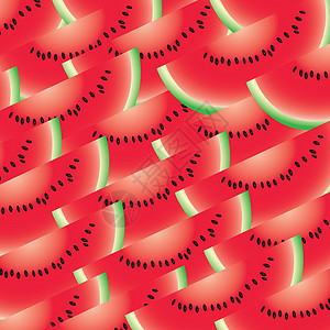 水果图案西瓜抽象背景和形态图案剪贴簿网络插图纺织品笔记水果隧道墙纸横幅绘画背景