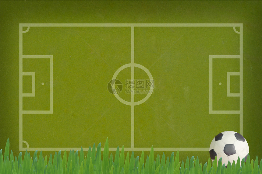 白底草场的可塑性足球足球赛圆形游戏照片雕塑分数玩具竞赛皮革场地黑色图片