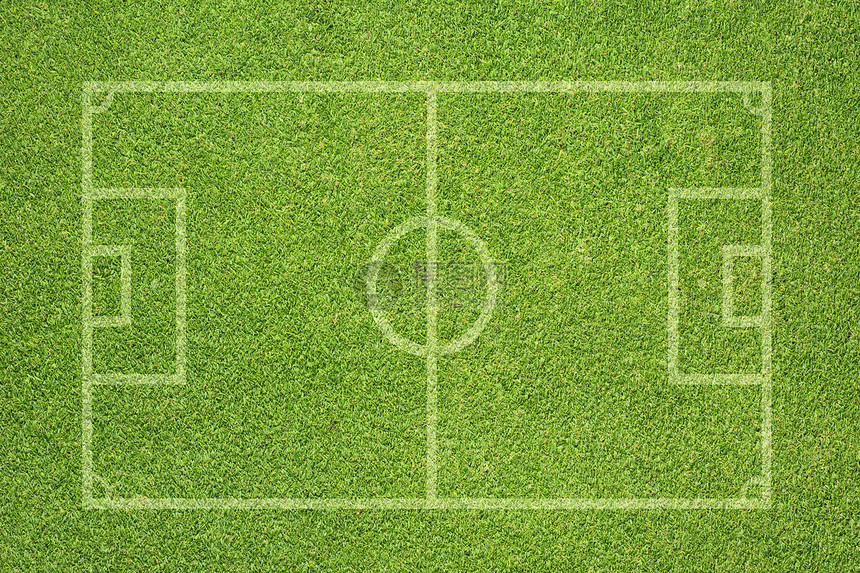 草地上的足球场地圆形爱好雕塑绿色世界数学游戏照片分数图片