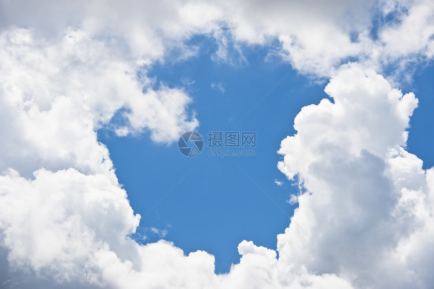 云和清蓝天空背景照片空气蓝色气候自由气氛场景环境气象天气图片