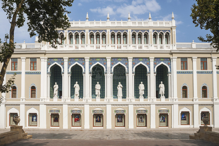 巴库阿泽拜扬建筑街道地标街景城市水平建筑物旅行图片