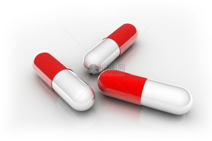 胶囊抗生素化学品医疗红色化学药片治疗药品塑料药店图片