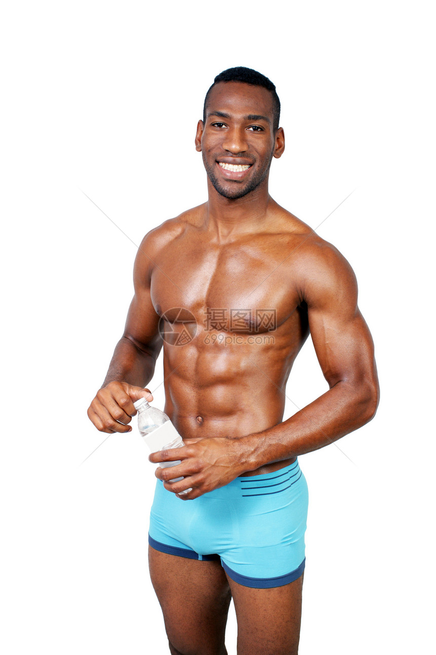 粗壮肌肉黑人(6)图片