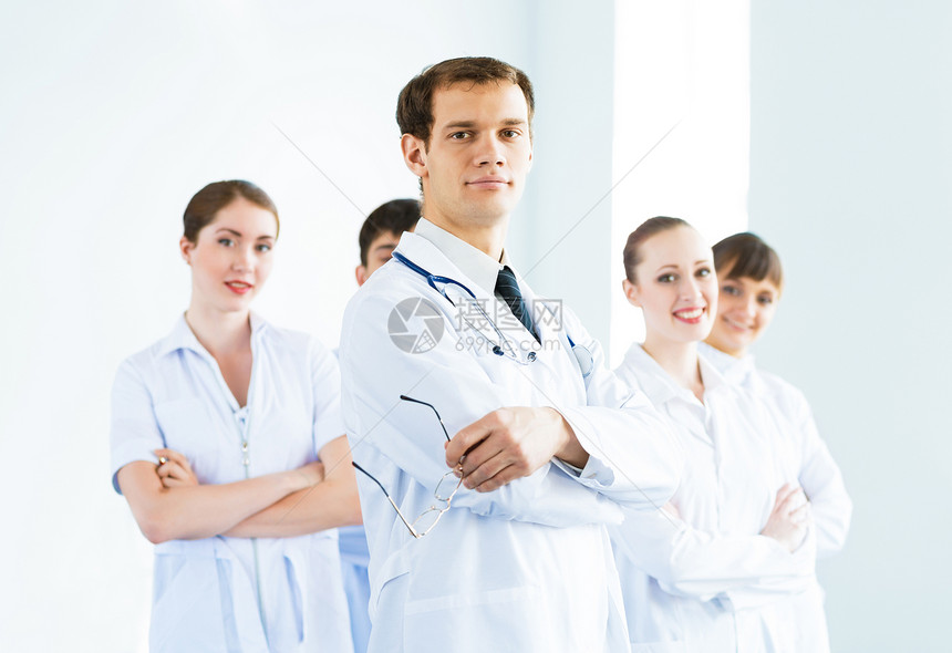 医生小组团体男人临床工人工作男生团队女性成人女孩图片