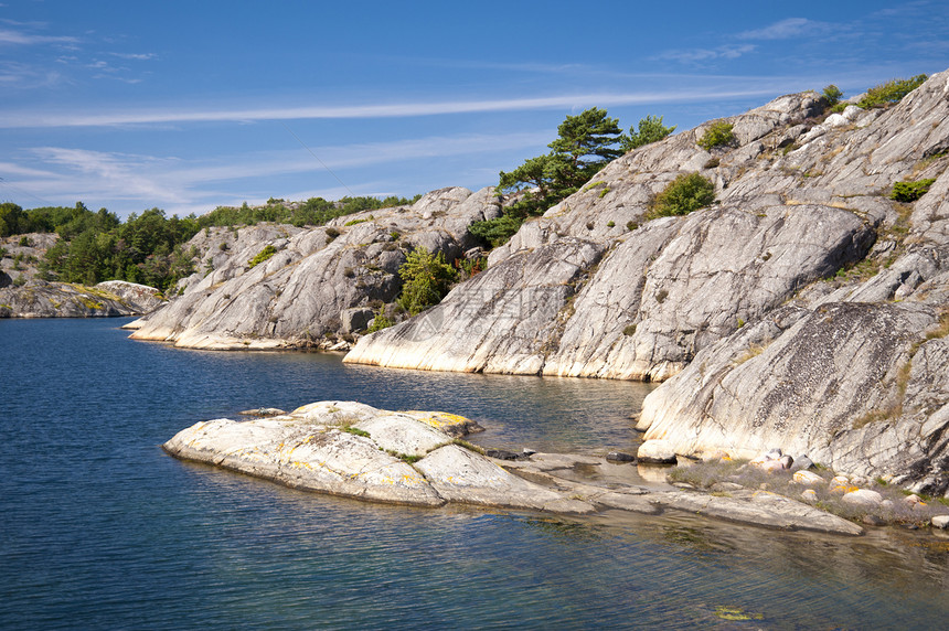 瑞典的犹太群岛海事全景农村休闲岩石旅行海岸牧歌地质群岛图片