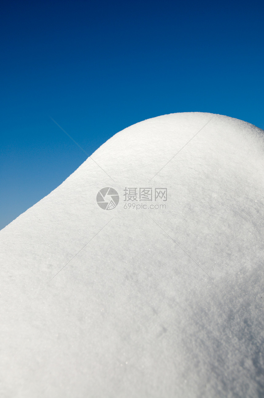 雪雪和天空图片