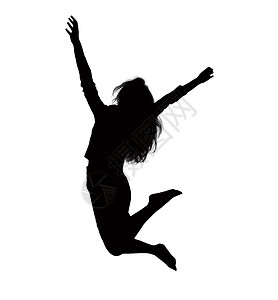 女商务人士在空中跳跃的幻觉彩色影棚幸福摄影乐趣活动图像庆典女性行动背景图片