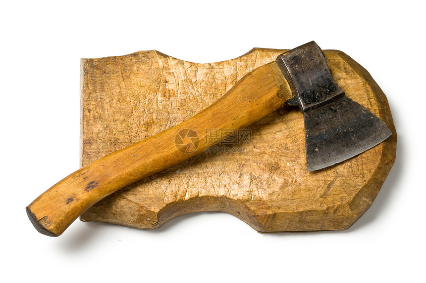 切切的斧头木工人日志刀刃木头硬木工具乐器木材国家备案图片