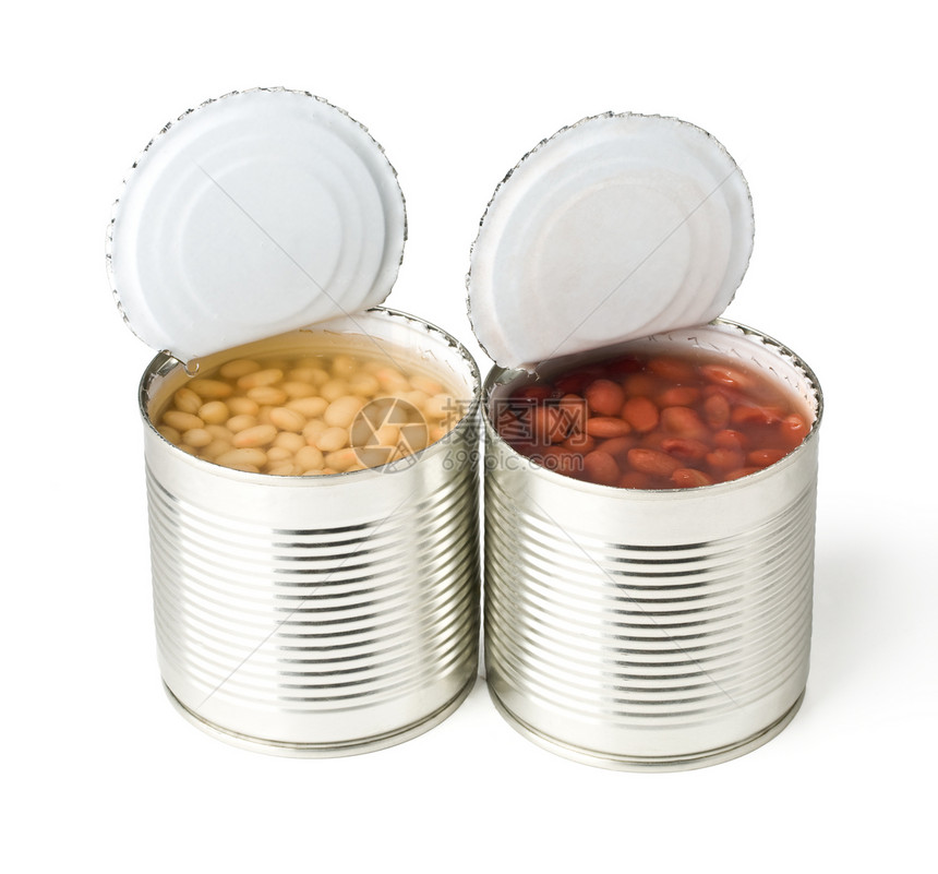 食物可食食品圆柱瓦楞工业罐头金属贮存垃圾罐装装罐粮食图片