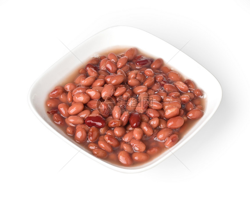 罐头黑豆漂洗青菜红色白色高架食物液体营养陶瓷制品图片
