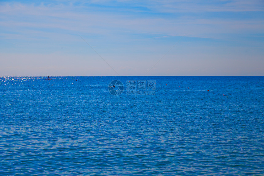 海地平线日落蓝色天空海滩热带反射旅行海岸团体图片
