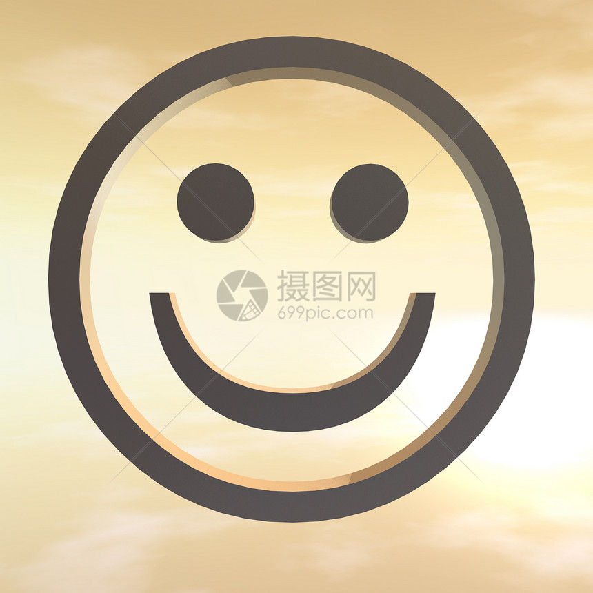 笑脸天空表情笔记喜悦符号按钮微笑情感电子邮件信号图片