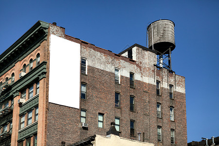 大的 白色的 空白的 广告牌公告框架商业水木缸木板海报建筑城市展示街道背景图片
