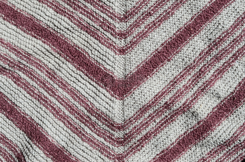 编织结构条纹紫色织物灰色毛衣纤维手工图片