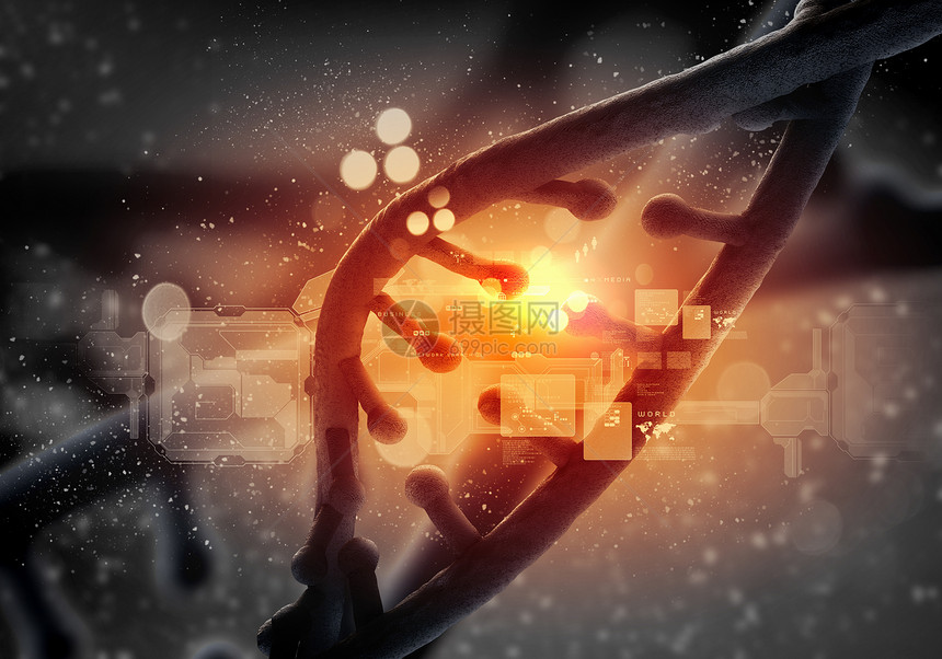 DNA分子化学蓝色基因组生物生活微生物学克隆代码药品细胞图片