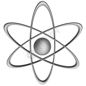 铝原子背景图片