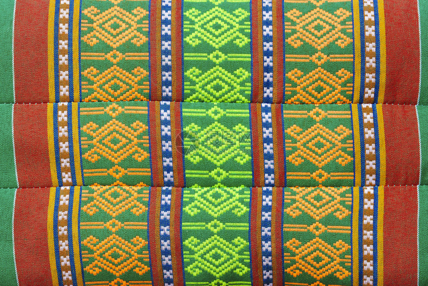 枕头上泰国纺织的艺术圆圈墙纸紫色衣服安全丝绸棉布织物古董蓝色图片