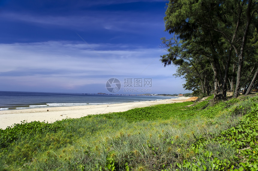 穆因附近海岸风景图片