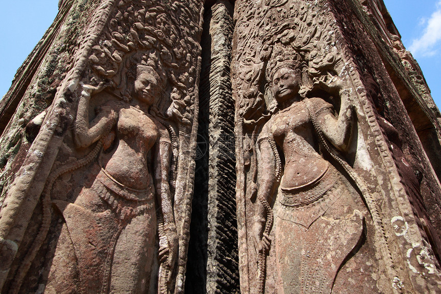 亚普萨拉宗教高棉语团体雕塑建筑学雕像舞蹈寺庙雕刻地标图片