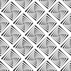 带方形的无缝模式 矢量说明线条正方形白色黑色墙纸网络背景图片