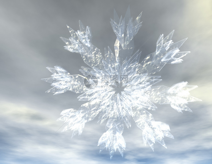 雪晶季节雪花水晶星形雪片几何学薄片沉淀冰晶天气图片