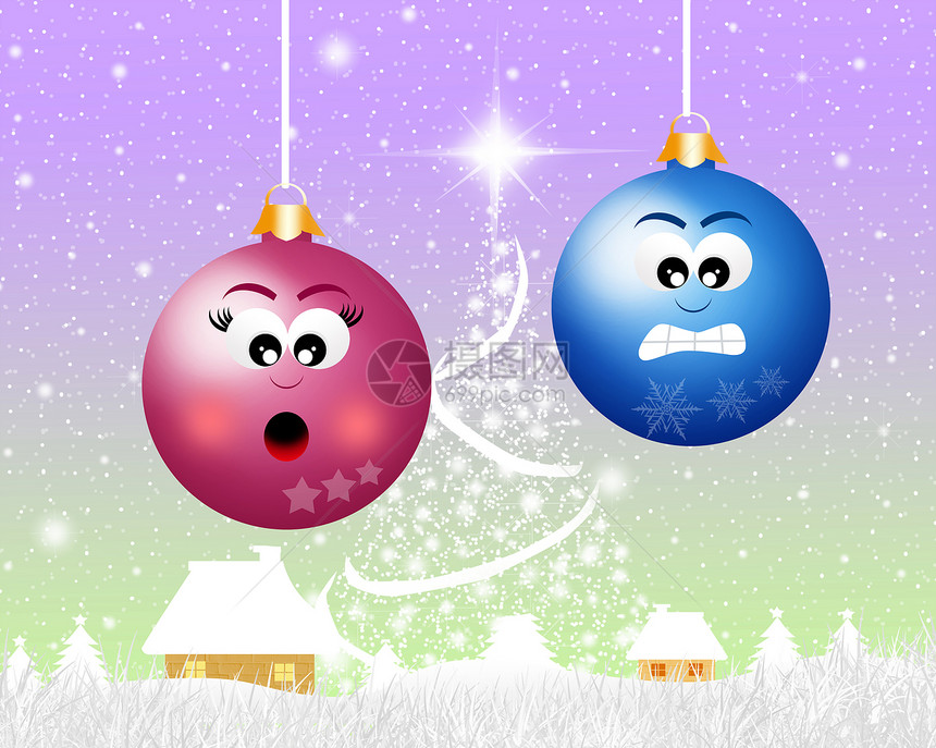 圣诞球水晶球圆顶持有者球形庆典惊喜圆圈装饰水晶插图图片