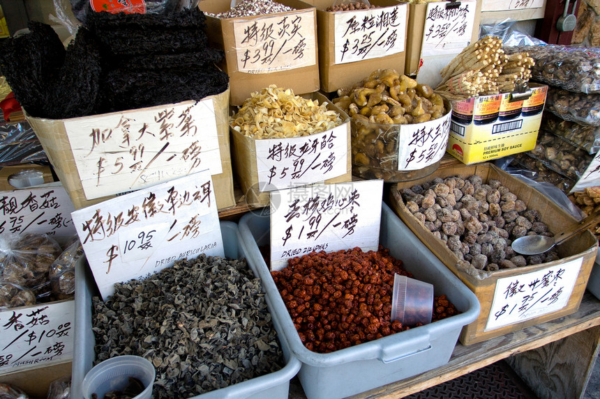唐人街绿色市场图片