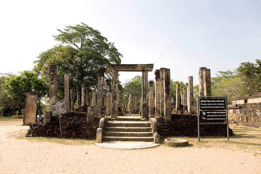 Polonnaruwa的佛像     教科文组织世界H图片