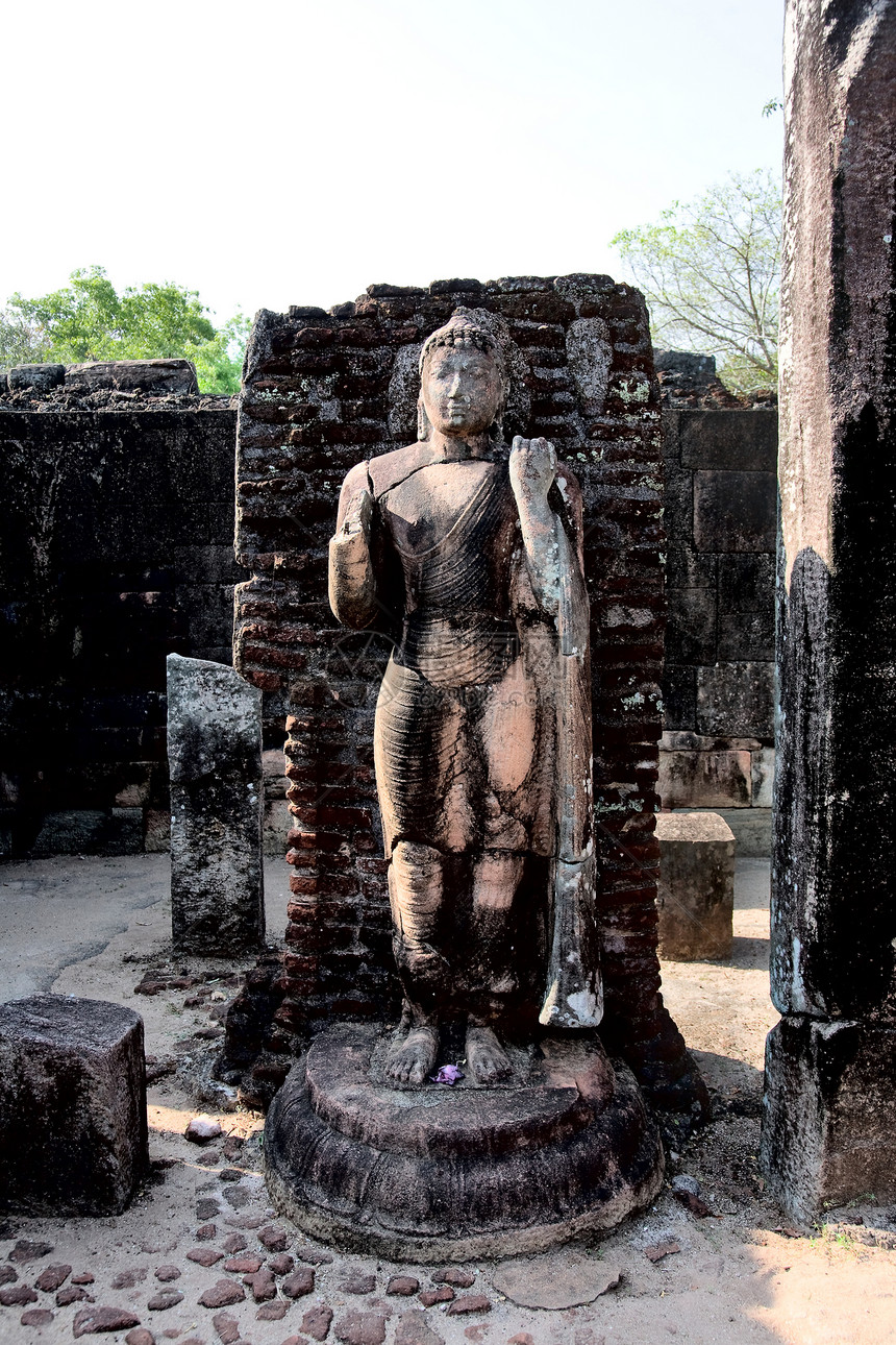 Polonnaruwa古老佛像     古老的神庙 教科文组织雕刻建筑学雕像宗教石头地标雕塑岩石首都遗产图片